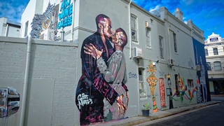 Print Of Kanye Kissing Kanye Mural Sells for $100,000